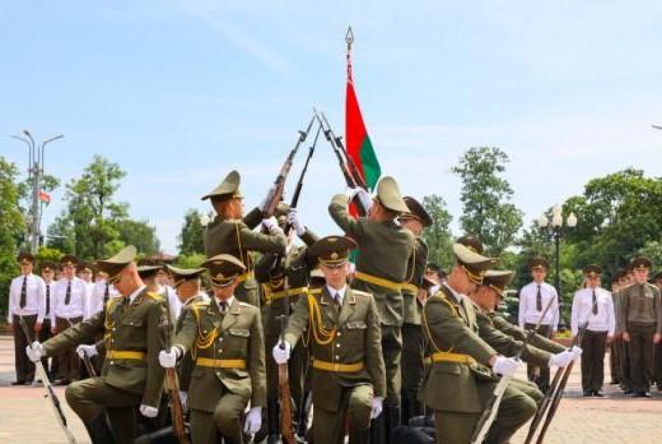 В ГрГУ имени Янки Купалы состоялся торжественный выпуск курсантов военного факультета.