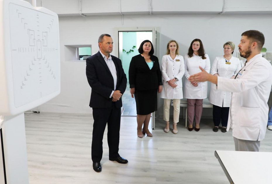 В Щучинской ЦРБ открылся обновлённый рентгенодиагностический кабинет №58