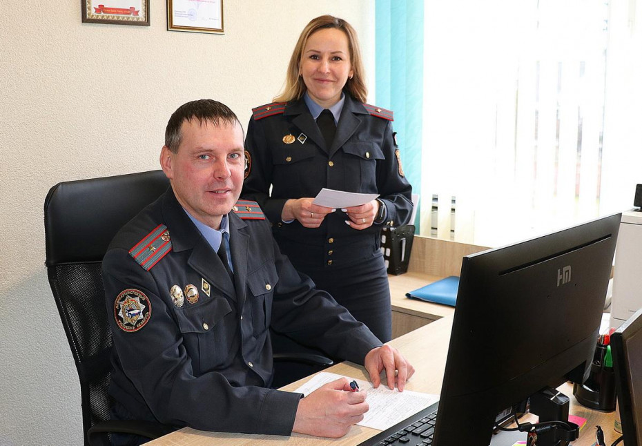 Служат два майора, или Сотрудники ОГАИ Щучинского РОВД Руслан Маркевич и Татьяна Жук – о службе и о себе.