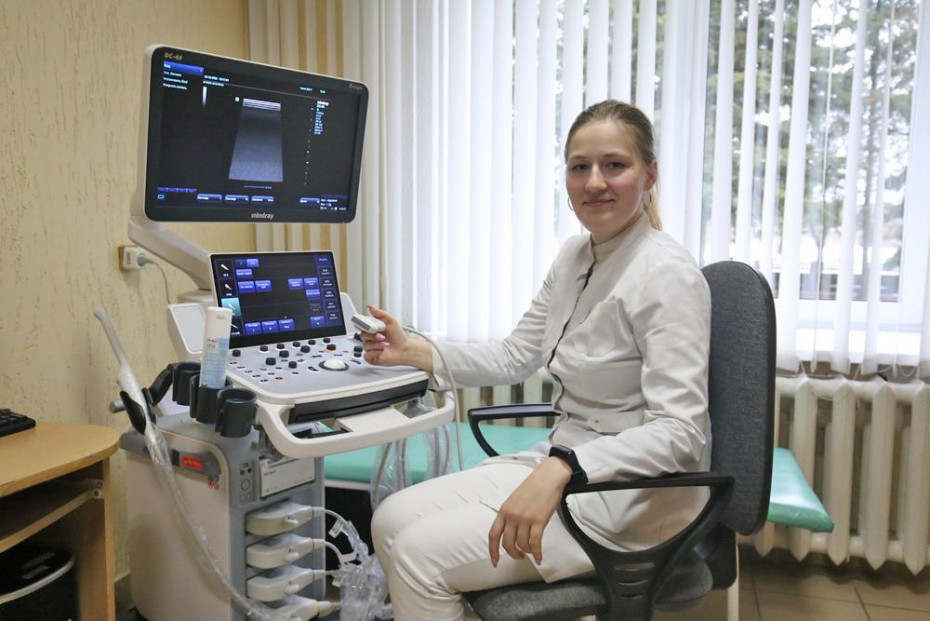 В Щучинской ЦРБ появился новый аппарат ультразвуковой диагностики высокого класса.